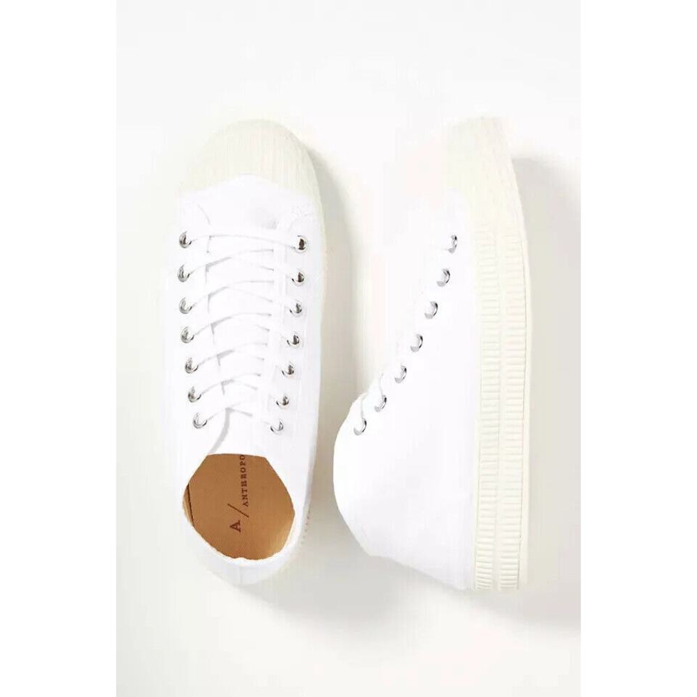 Anthropologie High Top Heritage Canvas Sneakers 37